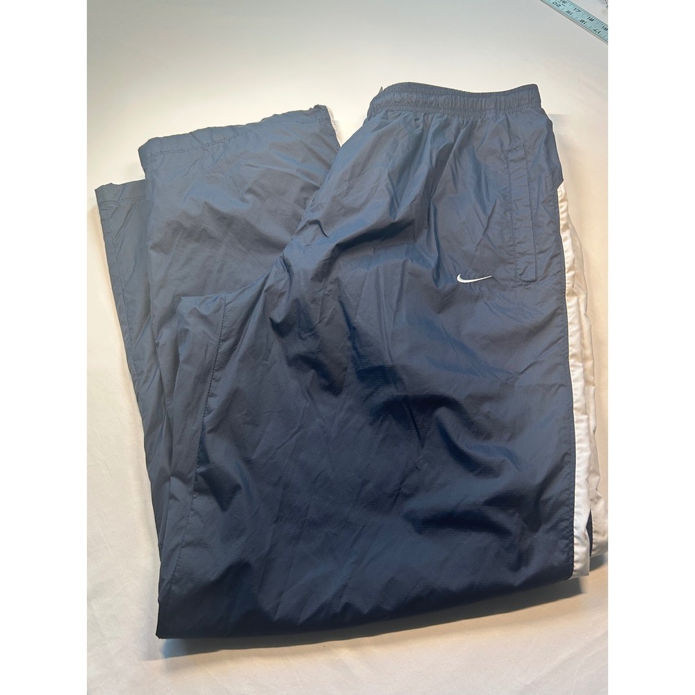 Nike Wind Pants Men XL Blue Vintage Ripstop Track Bottoms